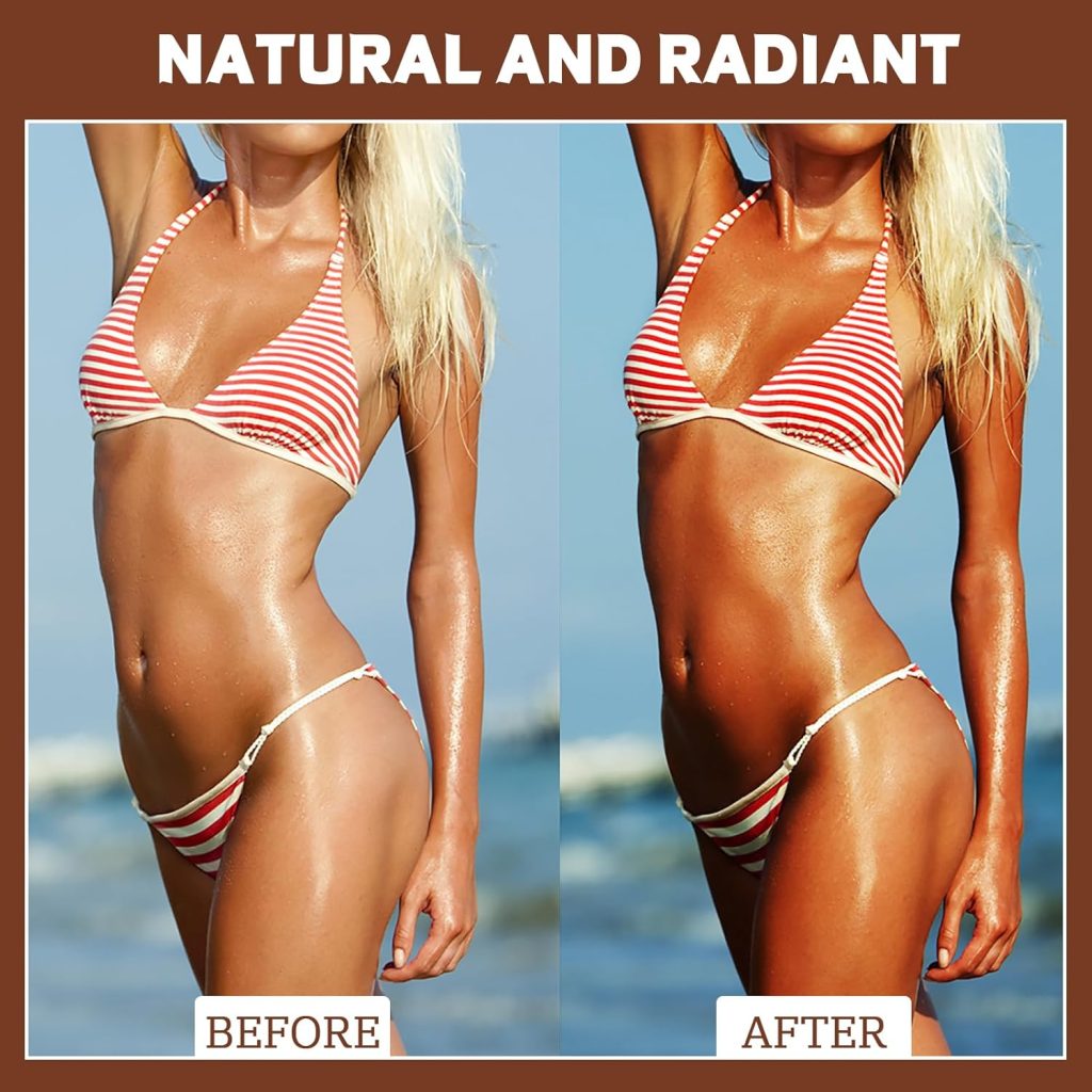 DAGEDA Bronzing Drops, Sun-kissed Glow Liquid Bronzer for Skin, Lightweight and Non-greasy Bronzing Drops for Face, Multi-use Golden Glow Drops Makeup 30ml