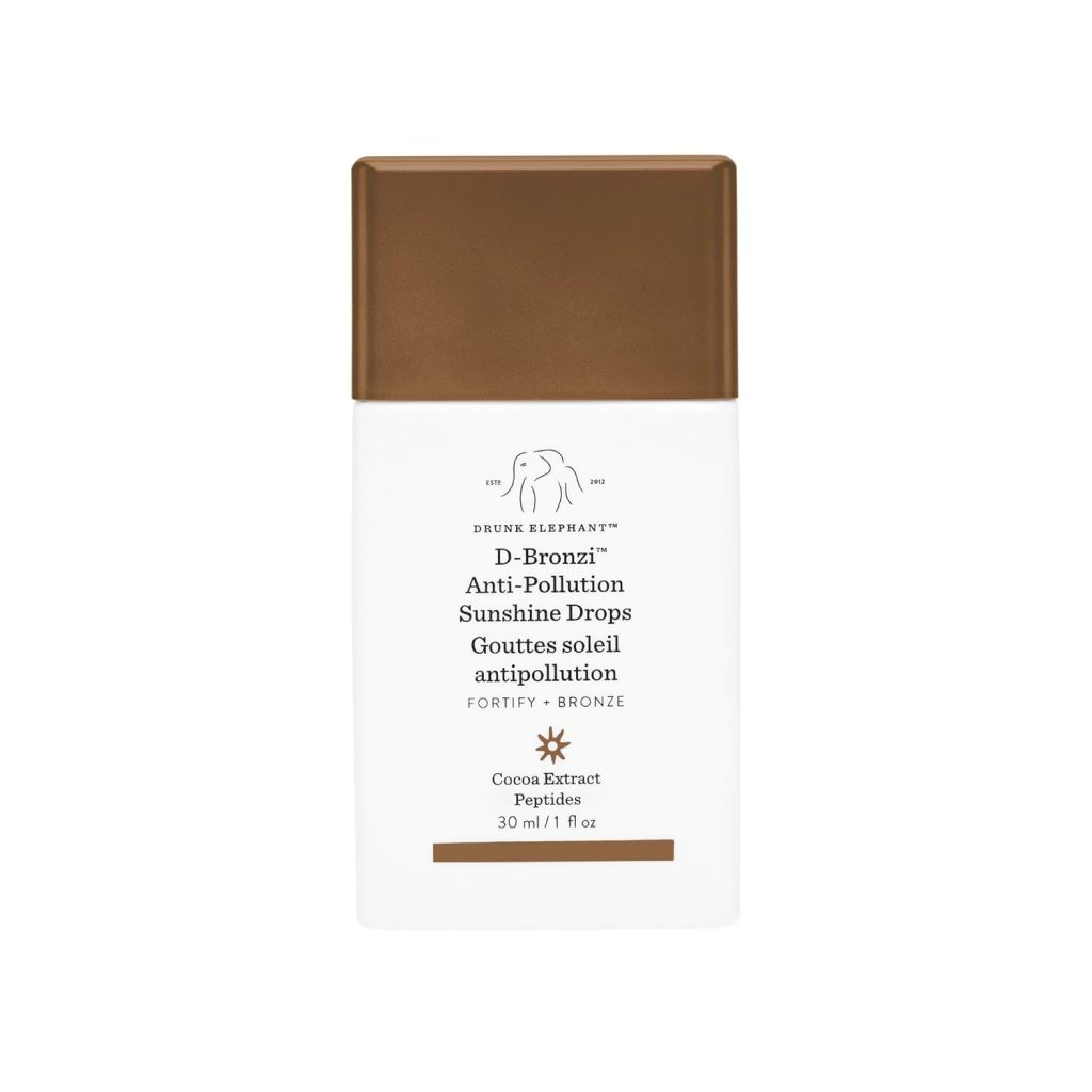 Drunk Elephant D-Bronzi Anti-Pollution Sunshine Serum Drops. Replenishing Face and Body Bronzing Serum for Fine Lines and Wrinkles (30 mL / 1 Fl Oz)