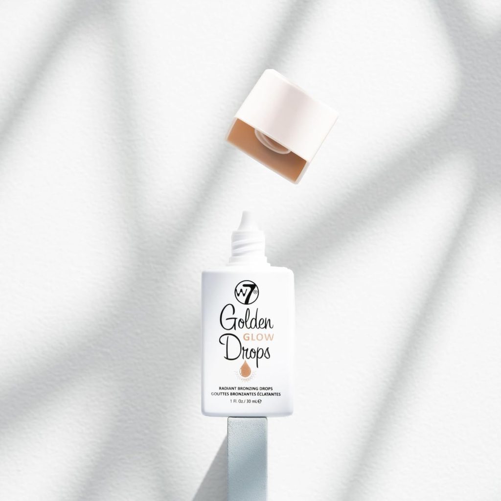 W7 Golden Glow Drops - Liquid Bronzing Drops For Flawless Skin  A Radiant Finish