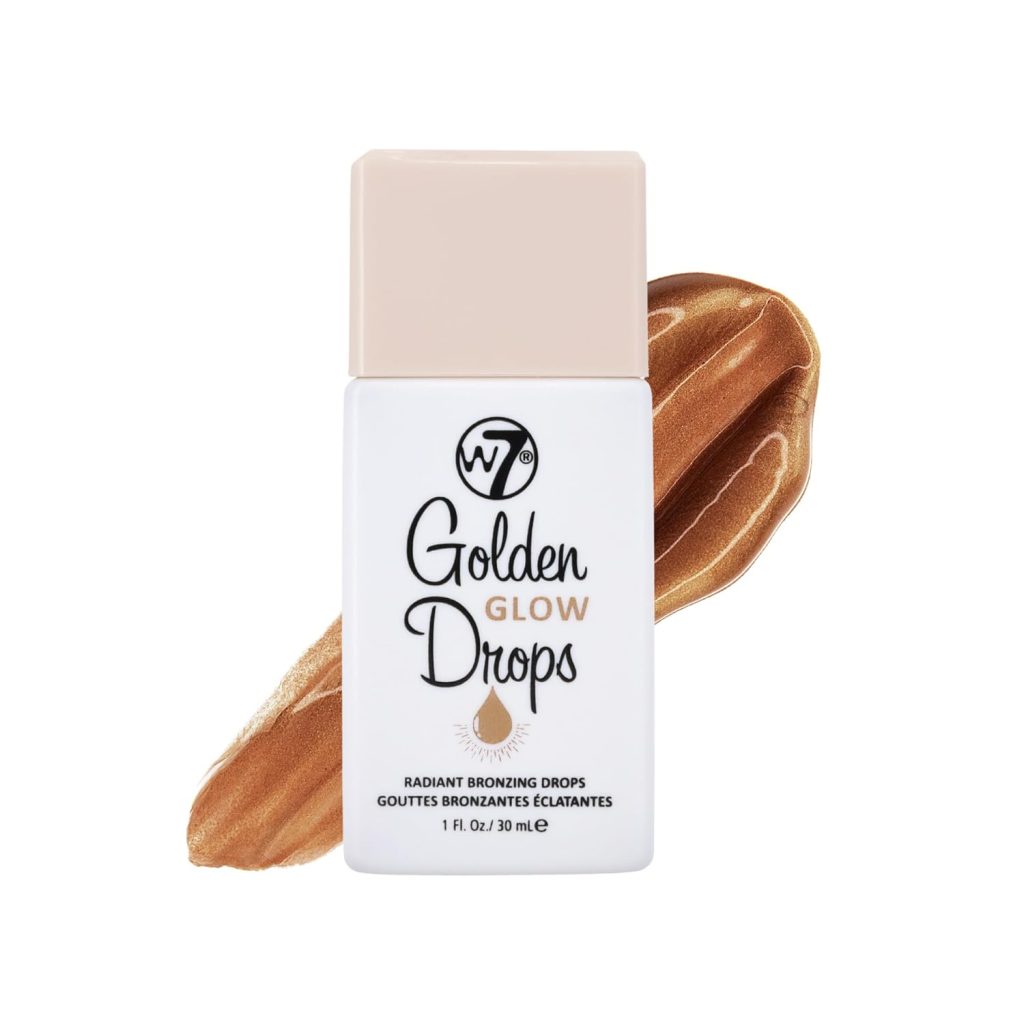 W7 Golden Glow Drops - Liquid Bronzing Drops For Flawless Skin  A Radiant Finish