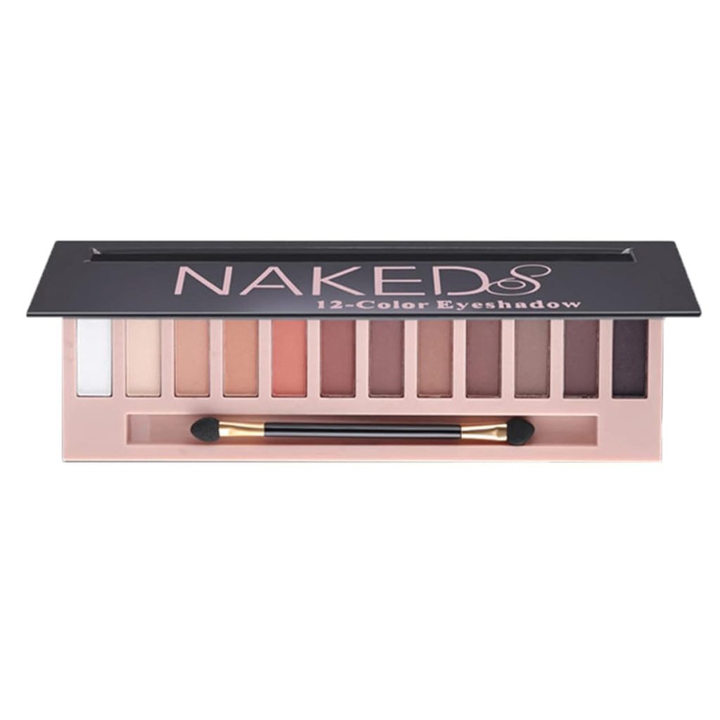 BestLand 2 Pack 12 Colors Makeup Nude Colors Eyeshadow Palette Natural Nude Matte Shimmer Glitter Pigment Eye Shadow Pallete Set Waterproof Smokey Professional Beauty Makeup Kit (2 PCS)