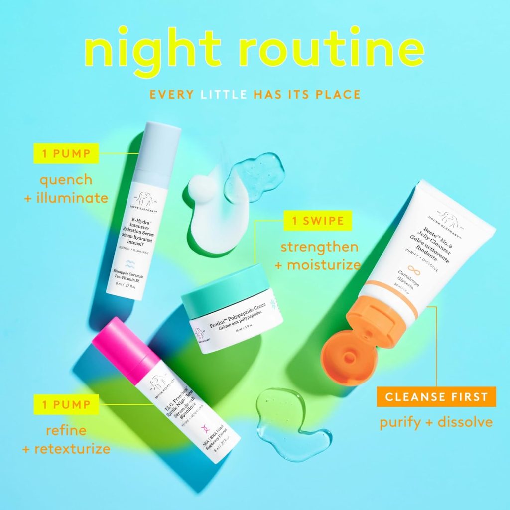 Drunk Elephant The Littles 7.0 - Includes Six Travel-Friendly A.M. and P.M. Essentials - Free of Essential Oils, Silicones  Fragrances