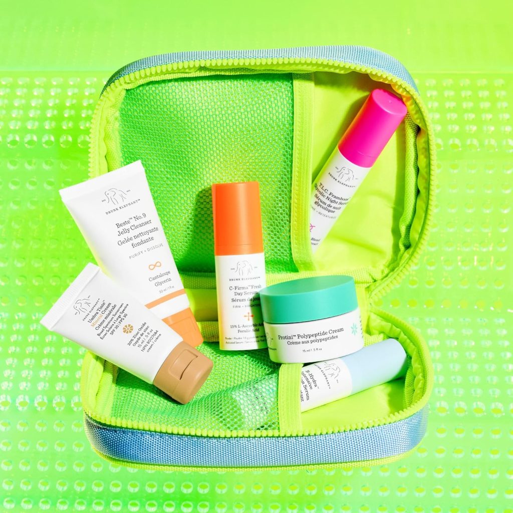 Drunk Elephant The Littles 7.0 - Includes Six Travel-Friendly A.M. and P.M. Essentials - Free of Essential Oils, Silicones  Fragrances