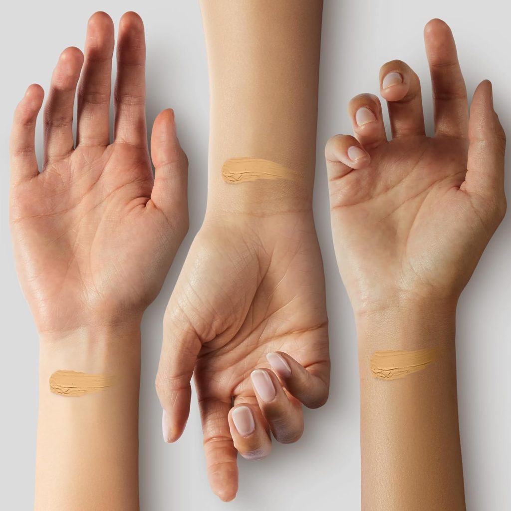 e.l.f. 16HR Camo Concealer, Full Coverage, Highly Pigmented Concealer With Matte Finish, Crease-proof, Vegan  Cruelty-Free, Light Beige, 0.203 Fl Oz