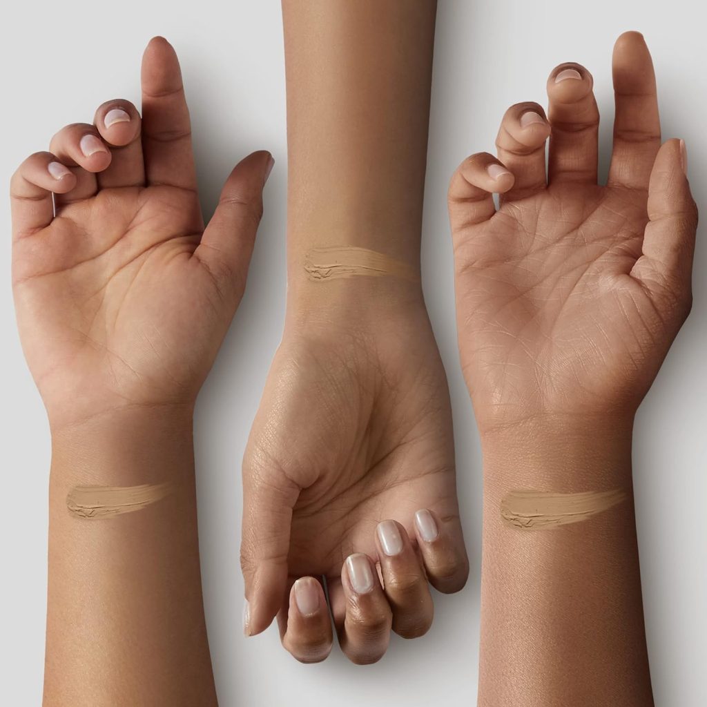 e.l.f. Hydrating Camo Concealer, Lightweight, Full Coverage, Long Lasting, Conceals, Corrects, Covers, Hydrates, Highlights, Fair Beige, Satin Finish, 25 Shades, All-Day Wear, 0.20 Fl Oz