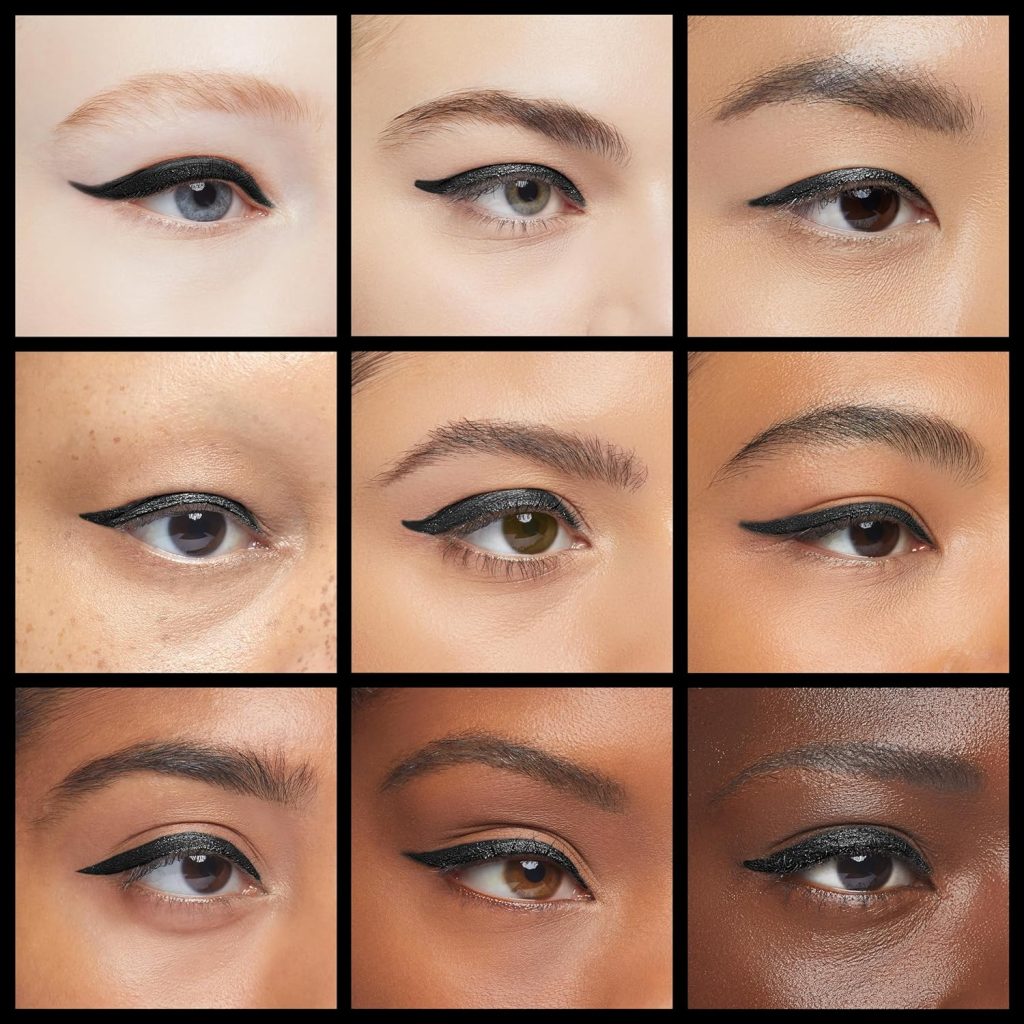 e.l.f. No Budge Retractable Eyeliner, Creamy, Ultra-Pigmented  Waterproof, Creates Bold  Defined Lines, Vegan  Cruelty-Free, Black 0.006 Oz