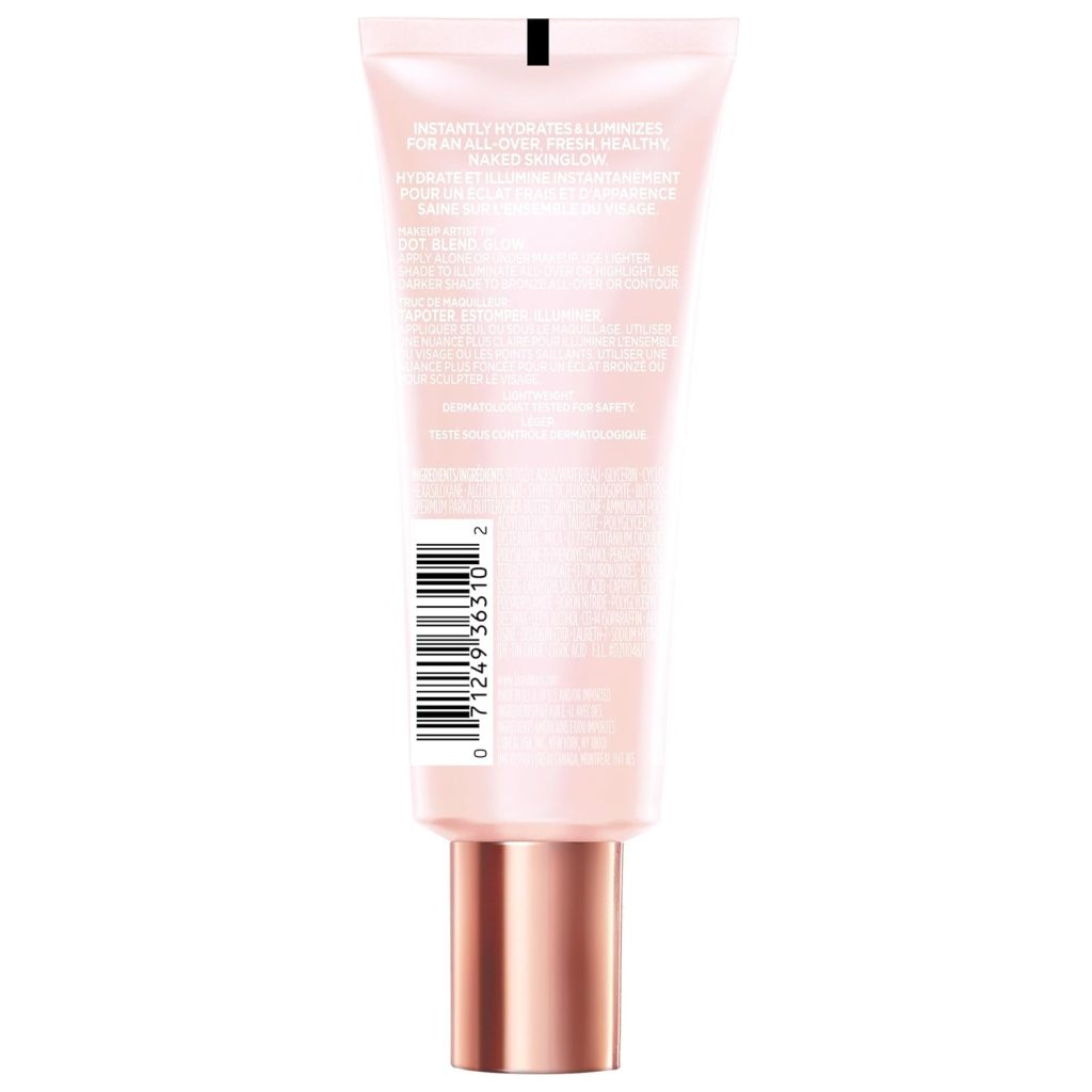 LOreal Paris Makeup True Match Lumi Glotion, Natural Glow Enhancer, Illuminator Highlighter Skin Tint, for an All Day Radiant Glow, Light, 1.35 Ounces