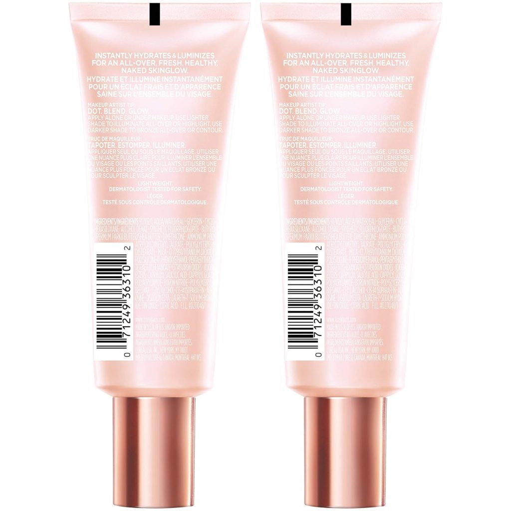LOreal Paris Makeup True Match Lumi Glotion, Natural Glow Enhancer, Illuminator Highlighter Skin Tint, for an All Day Radiant Glow, Light, 1.35 Ounces