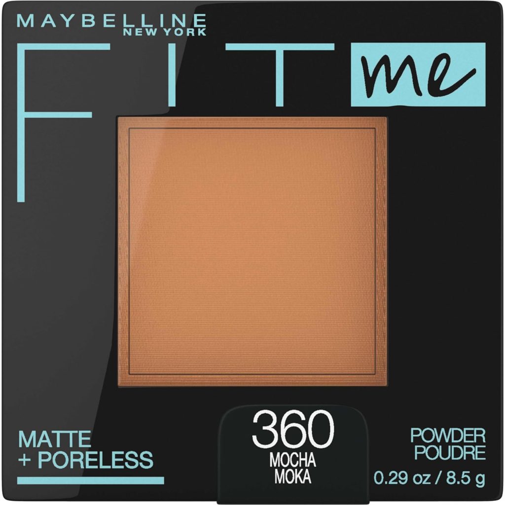 Maybelline Fit Me Matte + Poreless Pressed Face Powder Makeup  Setting Powder, Classic Ivory, 1 Count