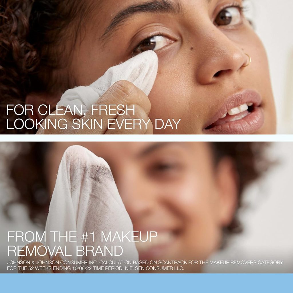 Neutrogena Fragrance-Free Makeup Remover Wipes, Daily Facial Cleanser Towelettes, Gently Removes Oil  Makeup, Alcohol-Free Makeup Wipes, 25 ct