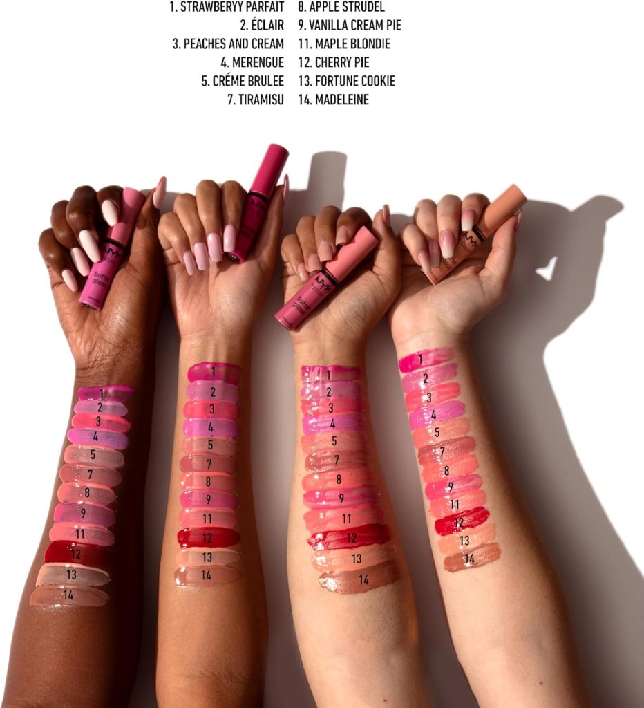 NYX PROFESSIONAL MAKEUP Butter Gloss, Non-Sticky Lip Gloss - Sugar Glass (Clear)