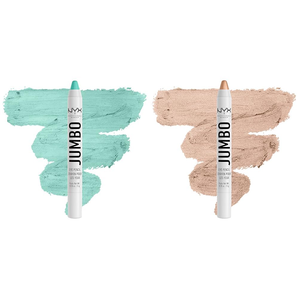NYX PROFESSIONAL MAKEUP Jumbo Eye Pencil, Blendable Eyeshadow Stick  Eyeliner Pencil - Milk