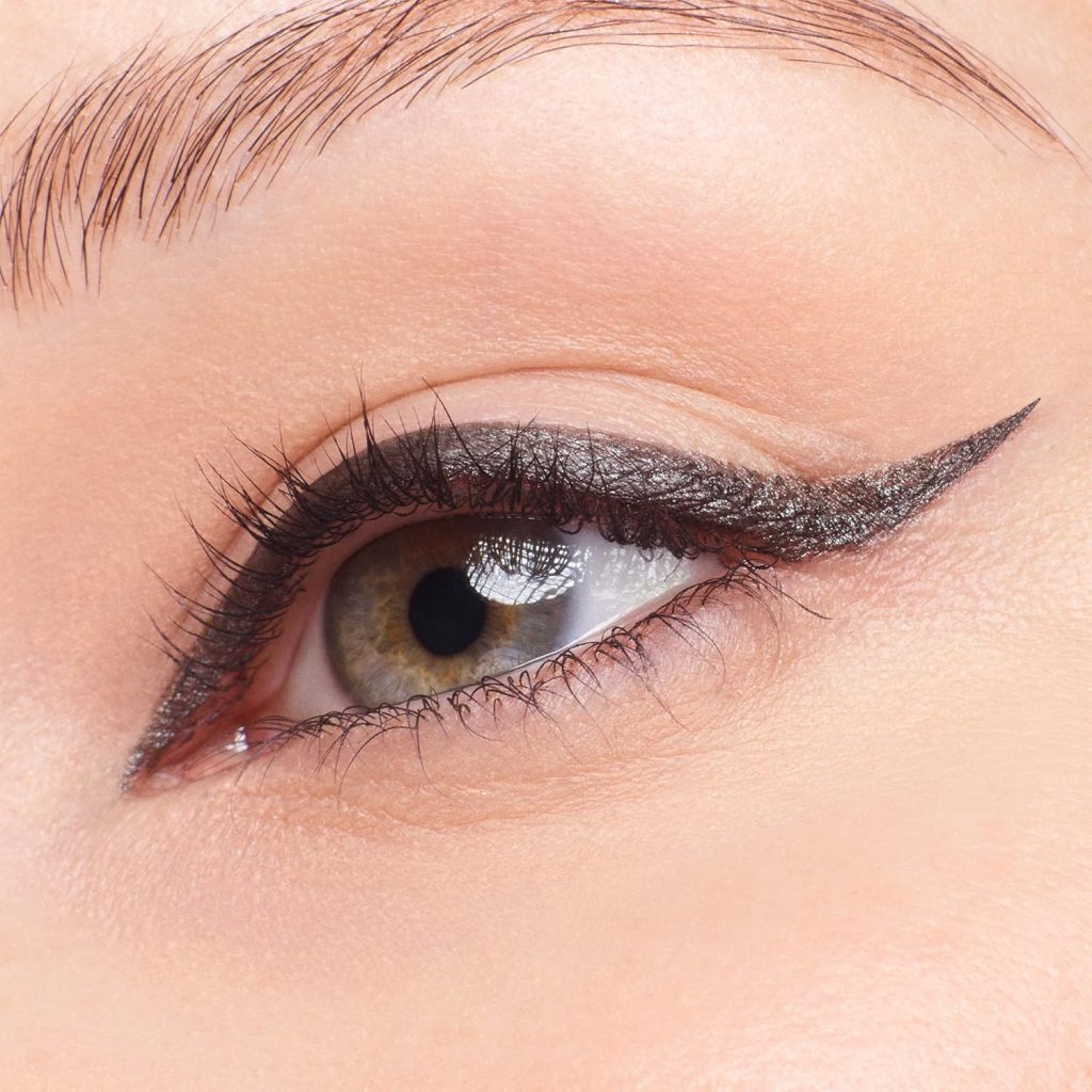 stila Waterproof Liquid Eye Liner, Stay All Day Makeup with Fine Brush Tip Lasting Satin Finish, Smudge-Proof  Transfer-Resistant