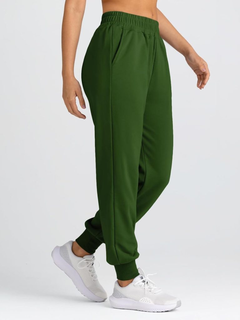 Yovela Womens High Waisted Baggy Sweatpants 2024 Fall Jogger Pants Y2k Trendy Lounge Trousers with Pockets