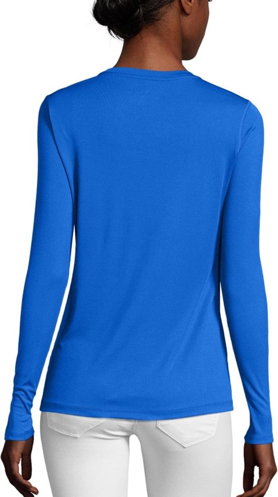 Hanes Womens Sport Cool Dri Long Sleeve Crewneck T-Shirt, Moisture-Wicking Performance Tee Hanes Womens Sport Cool Dri Long Sleeve Crewneck T-Shirt, Moisture-Wicking Performance Tee