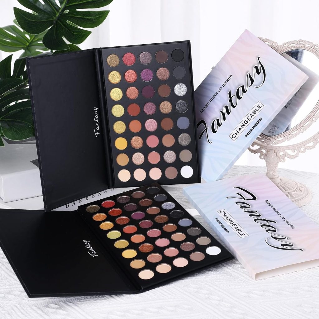 Highly Pigmented Eye Makeup Palette, Matte Shimmer Metallic Eyeshadow Pallet Long Lasting Blendable Natural Colors Make Up Eye Shadows Cosmetics Gift Kit Highly Pigmented Eye Makeup Palette, Matte Shimmer Metallic Eyeshadow Pallet Long Lasting Blendable Natural Colors Make Up Eye Shadows Cosmetics Gift Kit
