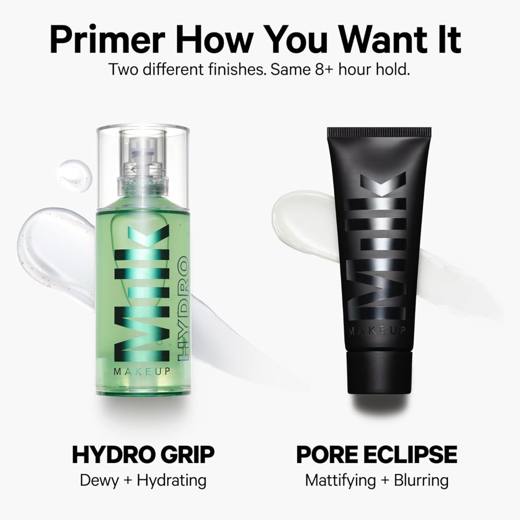 Milk Makeup Hydro Grip Primer - 0.33 fl oz - Hydrates  Grips Makeup for Up to 12 Hours - Prevents Caking - All Skin Types - Fragrance Free - Vegan, Cruelty Free Milk Makeup Hydro Grip Primer - 0.33 fl oz - Hydrates  Grips Makeup for Up to 12 Hours - Prevents Caking - All Skin Types - Fragrance Free - Vegan, Cruelty Free