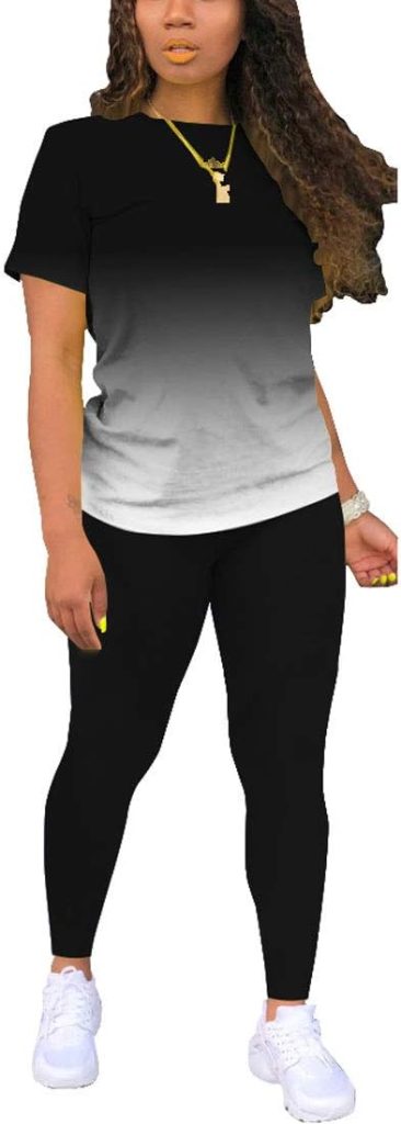 Nimsruc Biker Short Sets Women 2 Piece Outfits Summer Short Sleeve Jogger Tracksuit Nimsruc Biker Short Sets Women 2 Piece Outfits Summer Short Sleeve Jogger Tracksuit