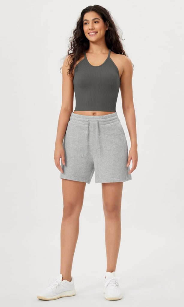 ODODOS Womens Crop 3-Pack Washed Seamless Rib-Knit Camisole Crop Tank Tops ODODOS Womens Crop 3-Pack Washed Seamless Rib-Knit Camisole Crop Tank Tops