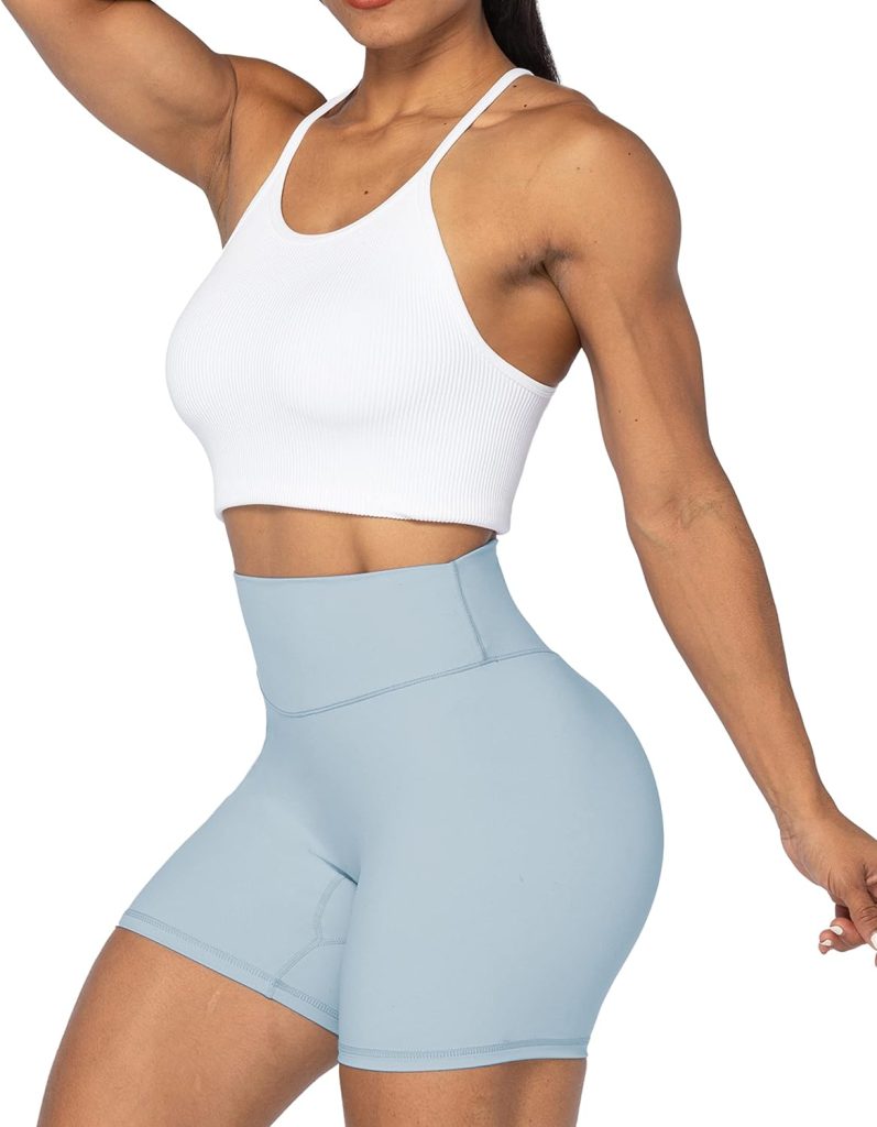 Sunzel No Front Seam High Waist Biker Shorts for Women, Squat Proof Yoga Workout Gym Bike Shorts Sunzel No Front Seam High Waist Biker Shorts for Women, Squat Proof Yoga Workout Gym Bike Shorts