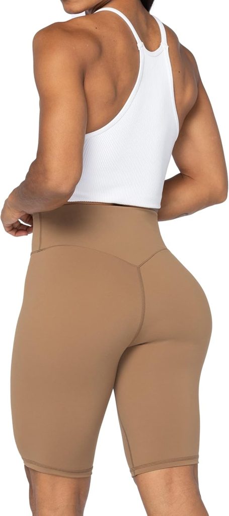 Sunzel No Front Seam High Waist Biker Shorts for Women, Squat Proof Yoga Workout Gym Bike Shorts Sunzel No Front Seam High Waist Biker Shorts for Women, Squat Proof Yoga Workout Gym Bike Shorts