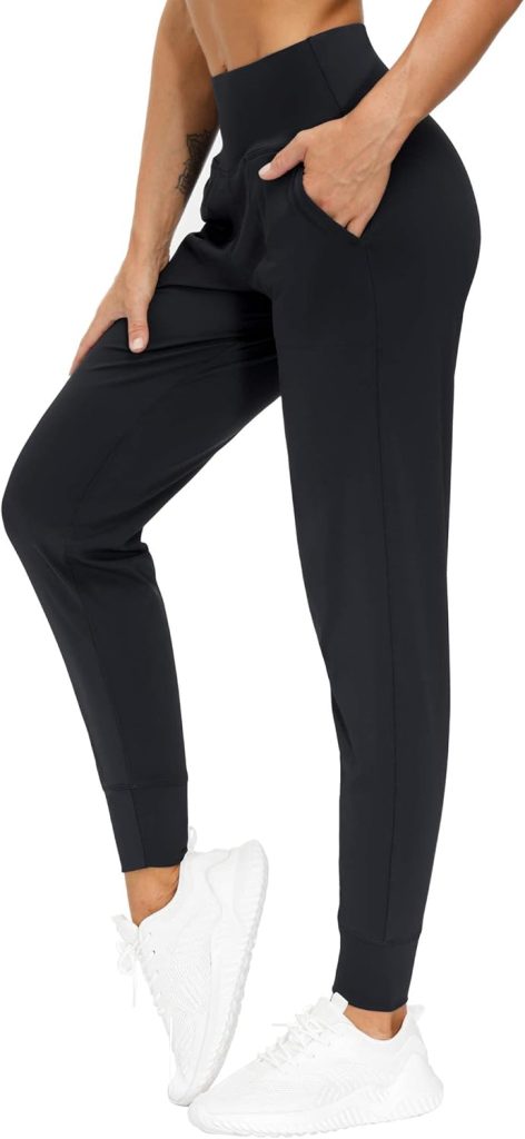 THE GYM PEOPLE Womens Joggers Pants Lightweight Athletic Leggings Tapered Lounge Pants for Workout, Yoga, Running