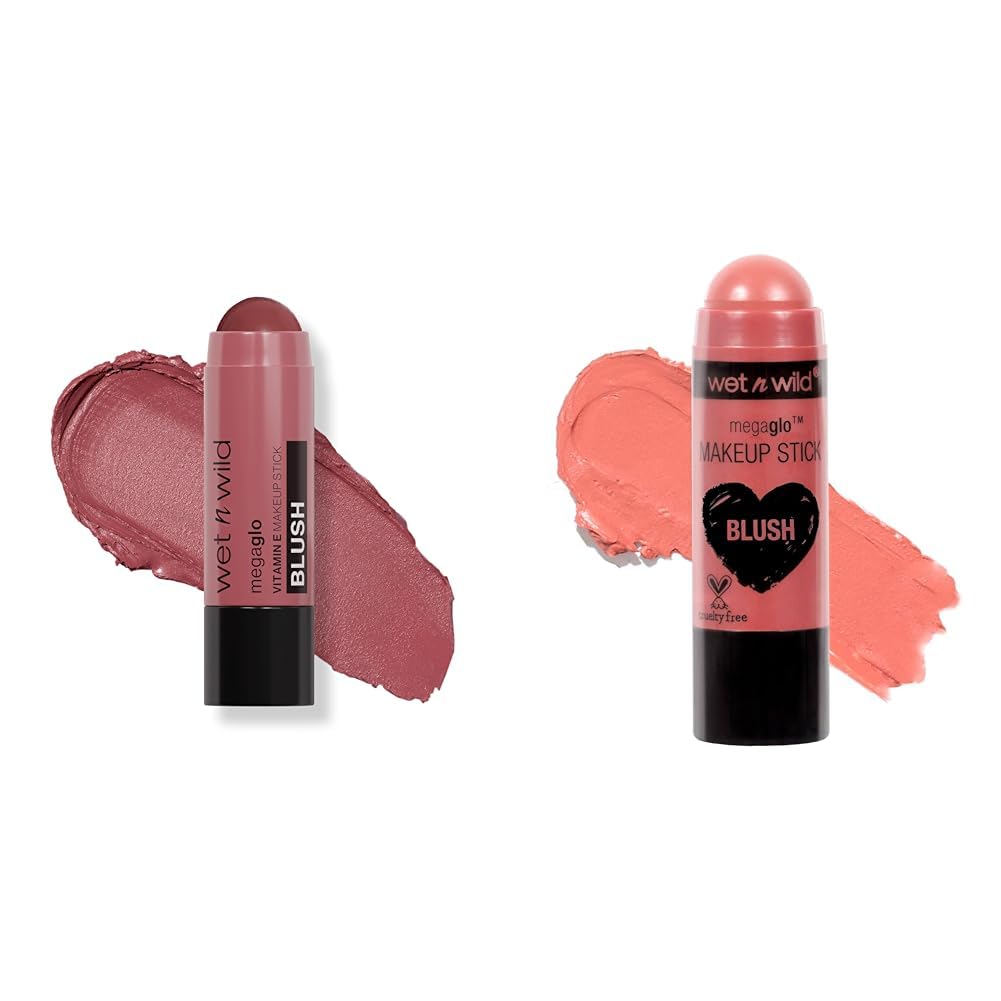 wet n wild MegaGlo Makeup Stick, Buildable Color, Versatile Use, Cruelty-Free  Vegan - When The Nude Strikes wet n wild MegaGlo Makeup Stick, Buildable Color, Versatile Use, Cruelty-Free  Vegan - When The Nude Strikes